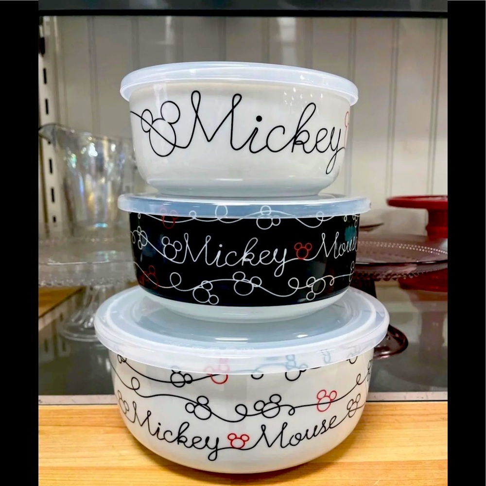 Disney Mickey Mouse Ceramic Food Storage Containers
